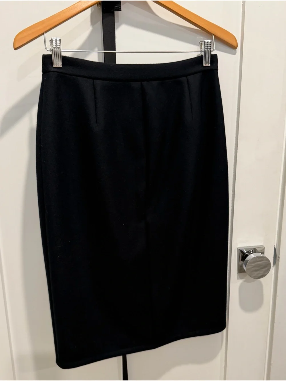 J CREW Women Zipper Skirt Black 2
